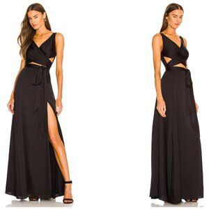 NWT Black X REVOLVE Cross Front Dress